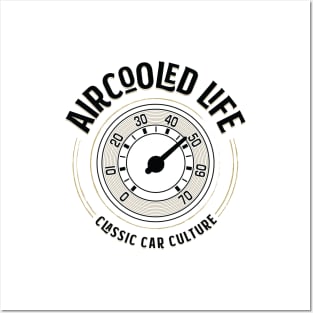 Aircooled Life - Classic Car Speedo Design Posters and Art